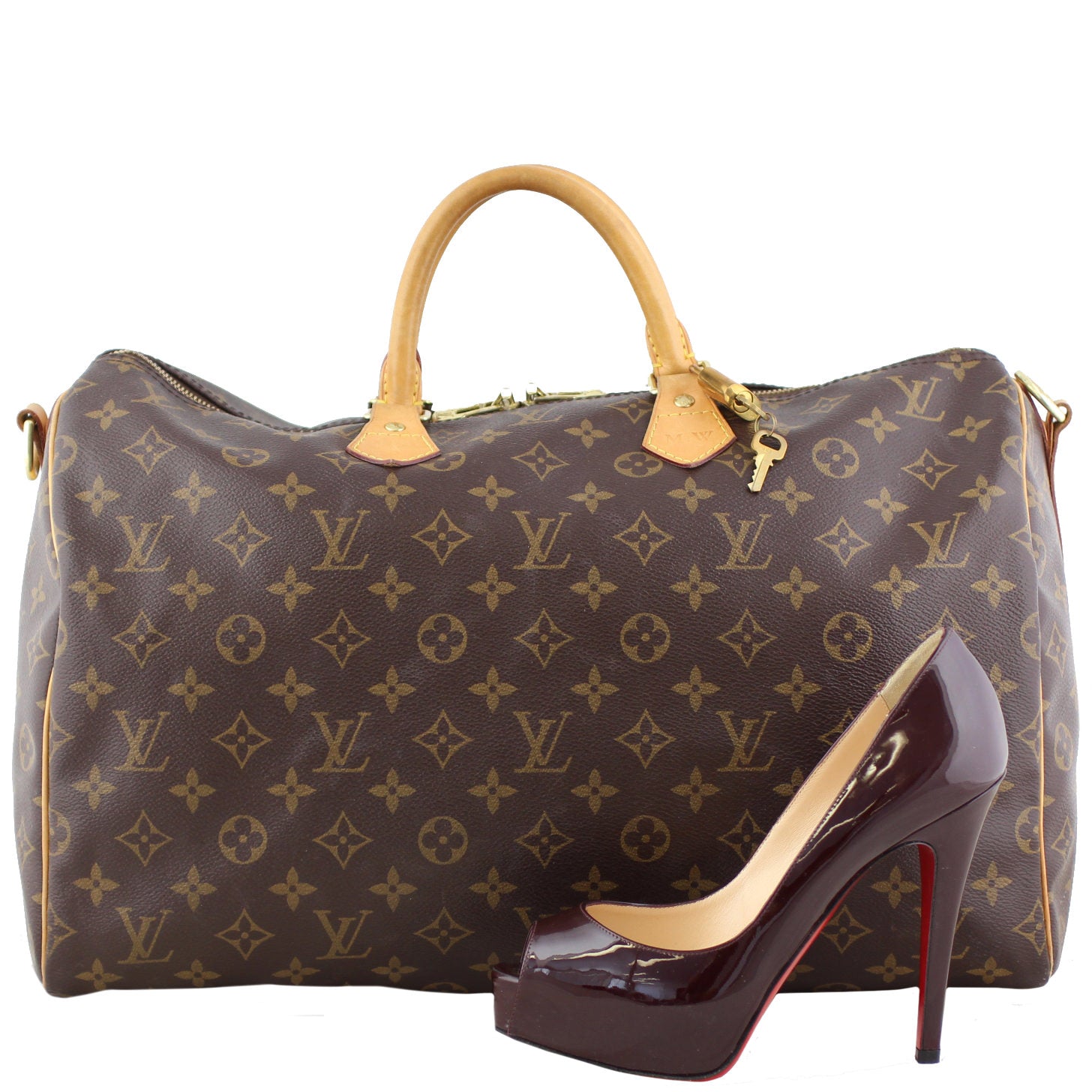 Louis Vuitton Speedy 40 Bandouliere Monogram Scale
