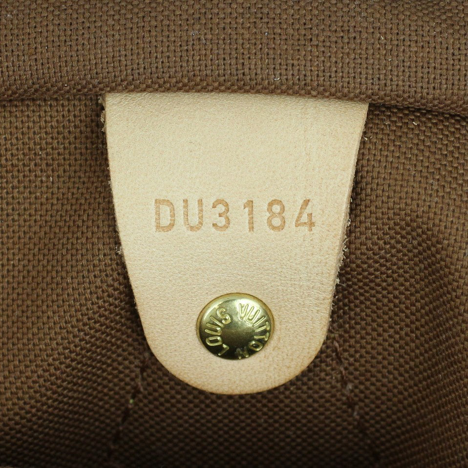Louis Vuitton Speedy 40 Monogram Code