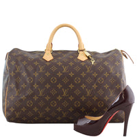 Louis Vuitton Speedy 40 Monogram Scale