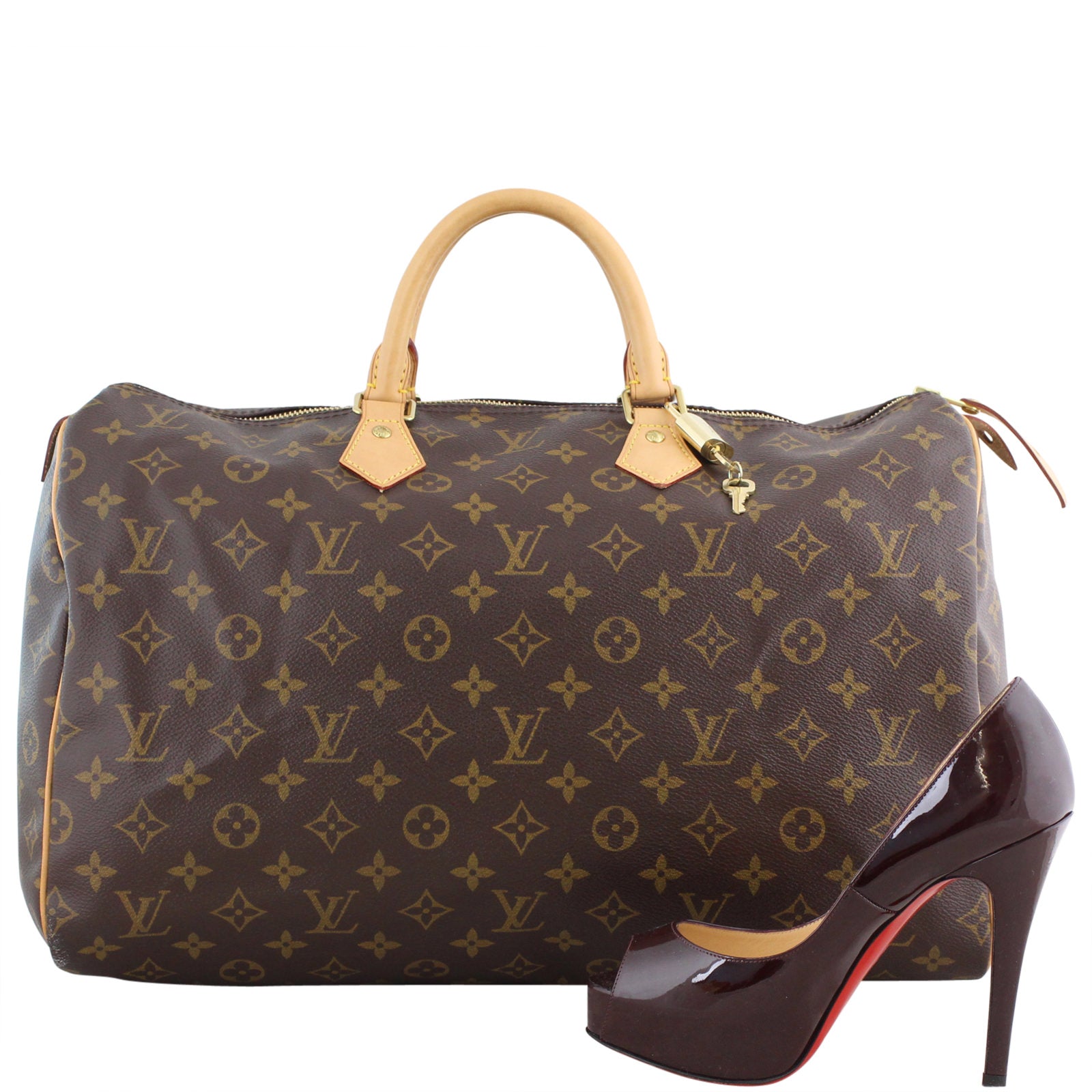 Louis Vuitton Speedy 40 Monogram Scale