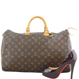 Louis Vuitton Speedy 40 Monogram Scale