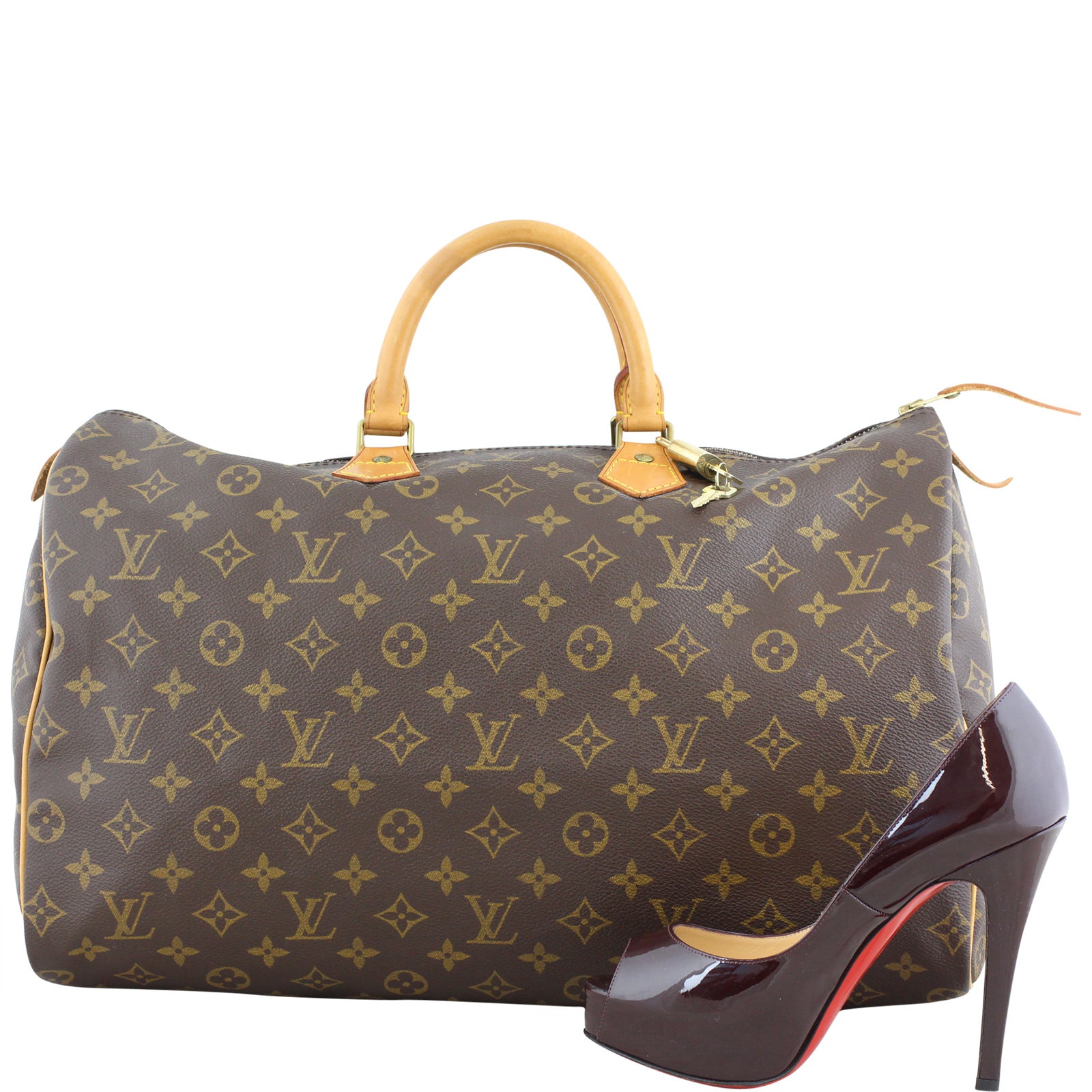 Louis Vuitton Speedy 40 Monogram Scale