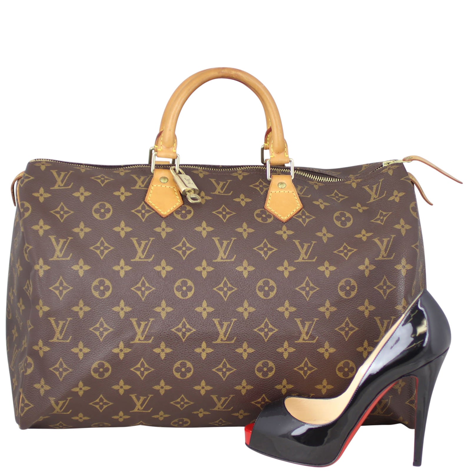 Louis Vuitton Speedy 40 Monogram Scale