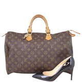 Louis Vuitton Speedy 40 Monogram Scale