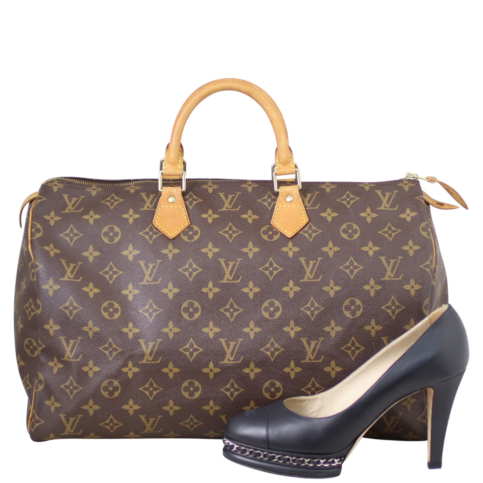 Louis Vuitton Speedy 40 Monogram Shoe