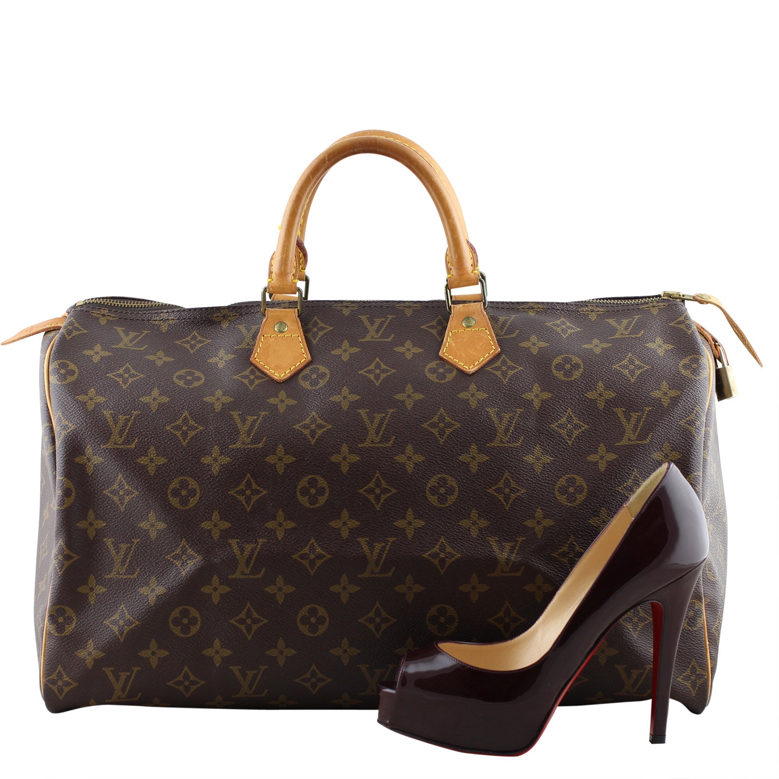 Louis Vuitton Speedy 40 Monogram shoe