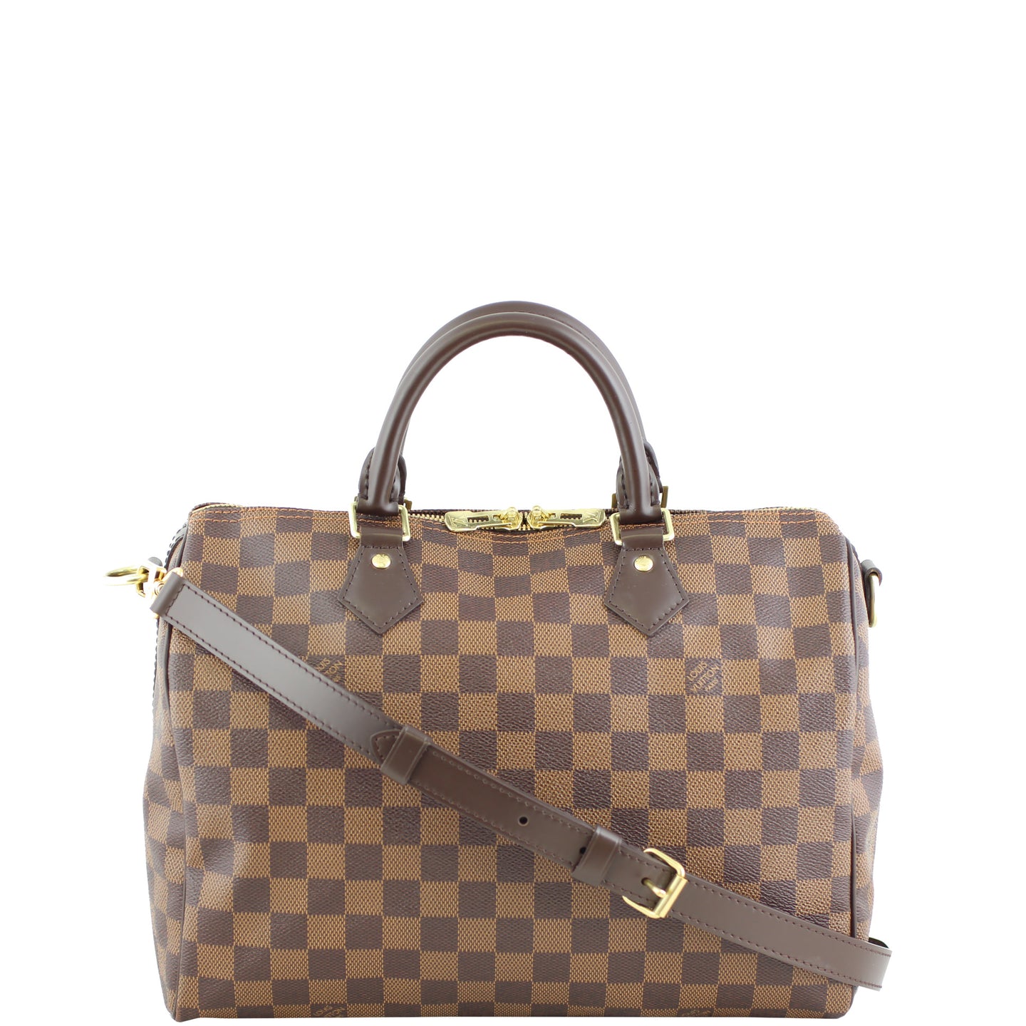 Louis Vuitton Speedy Bandouliere 30 Damier Ebene Front