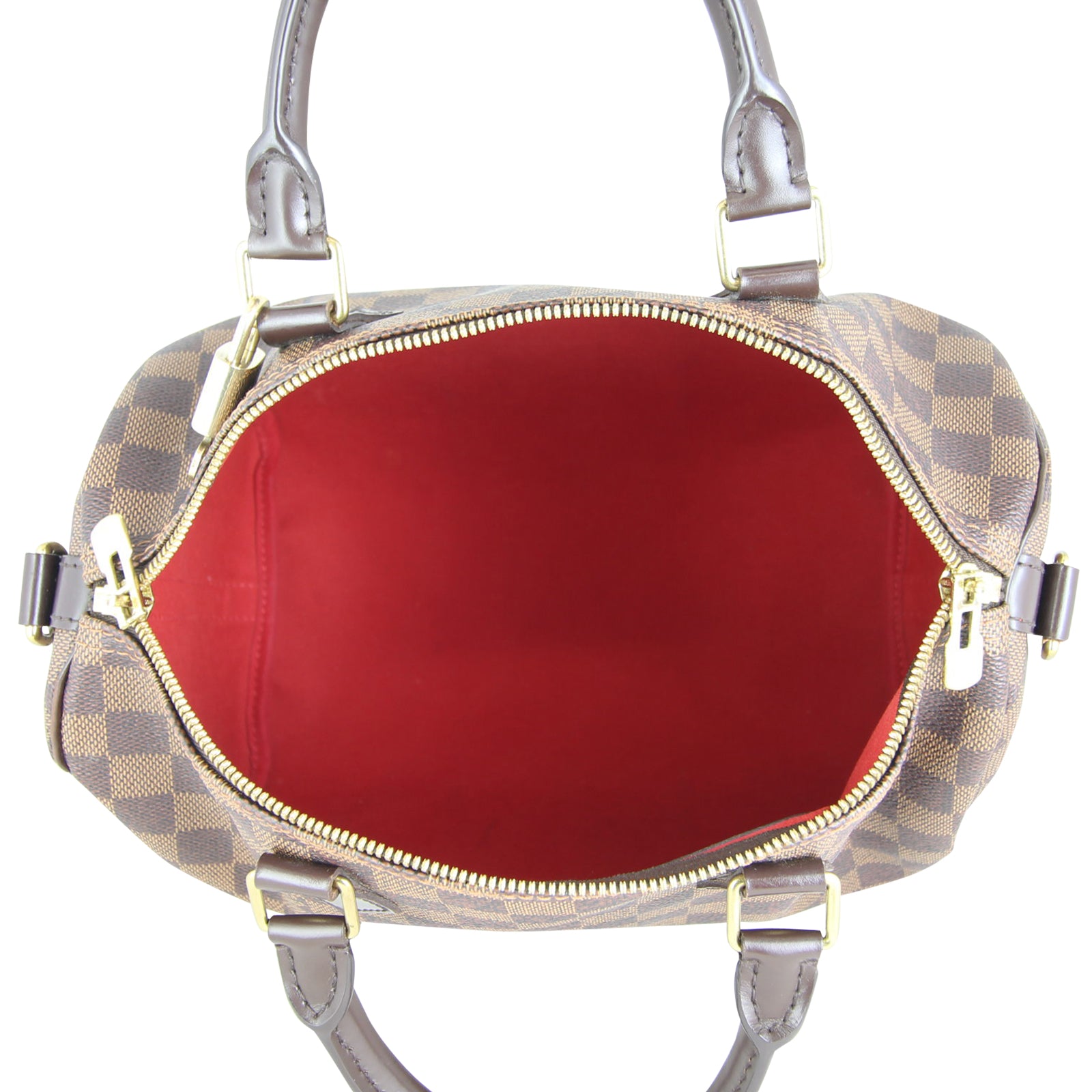 Louis Vuitton Speedy Bandouliere 30 Damier Ebene Interior