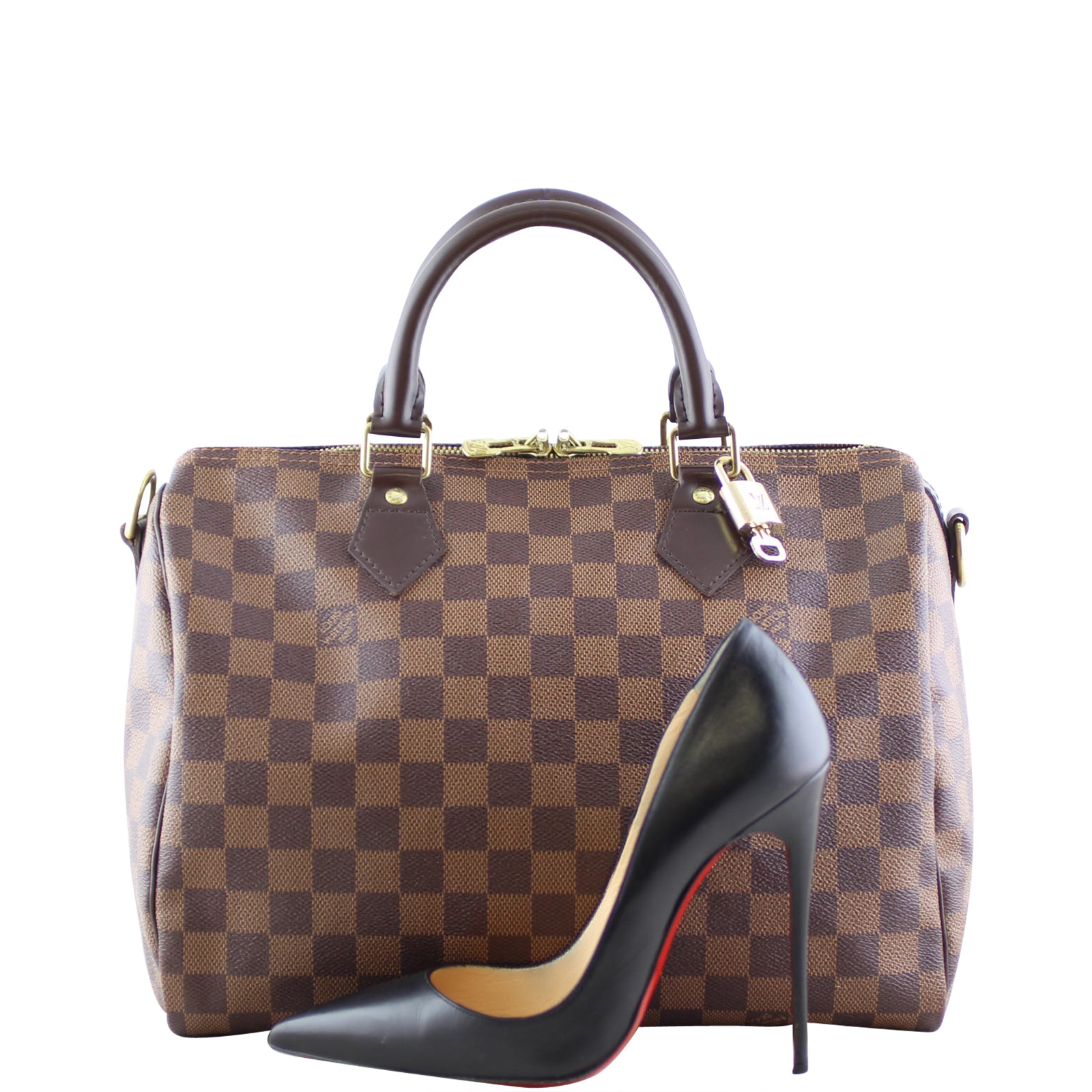 Louis Vuitton Speedy Bandouliere 30 Damier Ebene Scale