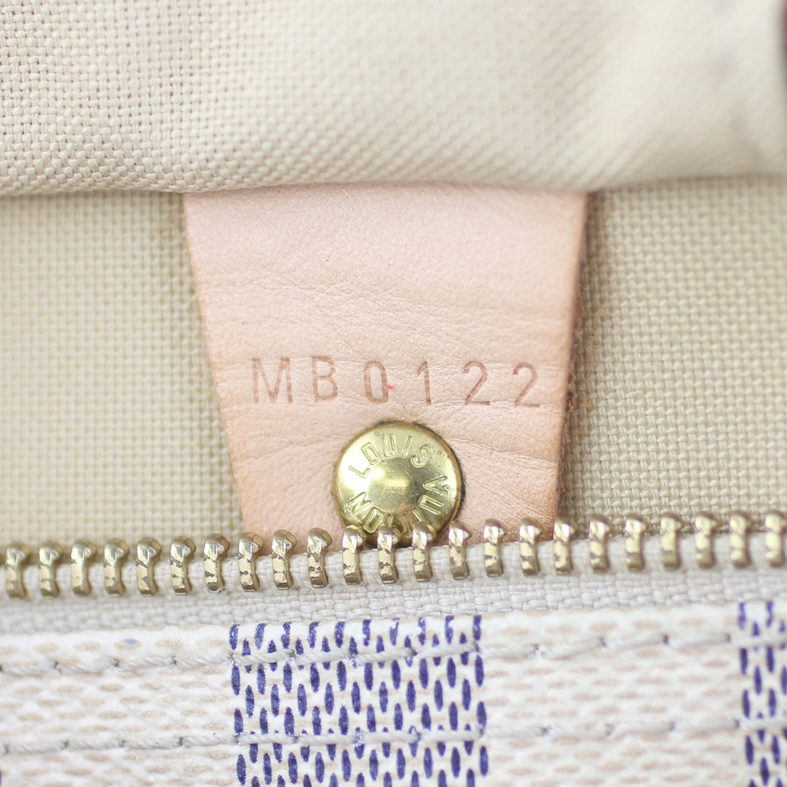 Louis Vuitton Speedy Damier Azur Code