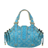 Louis Vuitton Suede and Ostrich Theda GM Back