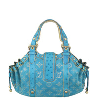 Louis Vuitton Suede and Ostrich Theda GM Back