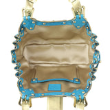 Louis Vuitton Suede and Ostrich Theda GM Interior