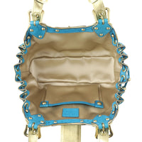 Louis Vuitton Suede and Ostrich Theda GM Interior