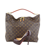Louis Vuitton Sully MM Monogram Scale