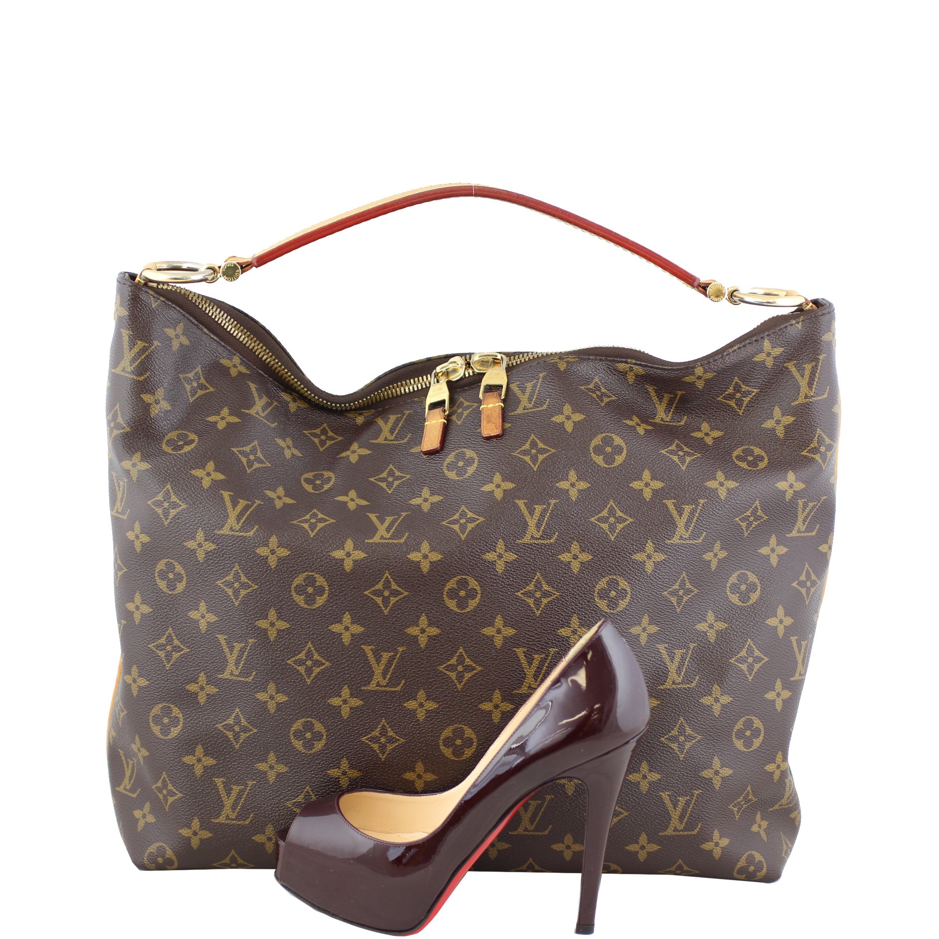 Louis Vuitton Sully MM Monogram Scale