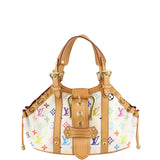 Louis Vuitton Theda GM White Multicolore Monogram Front