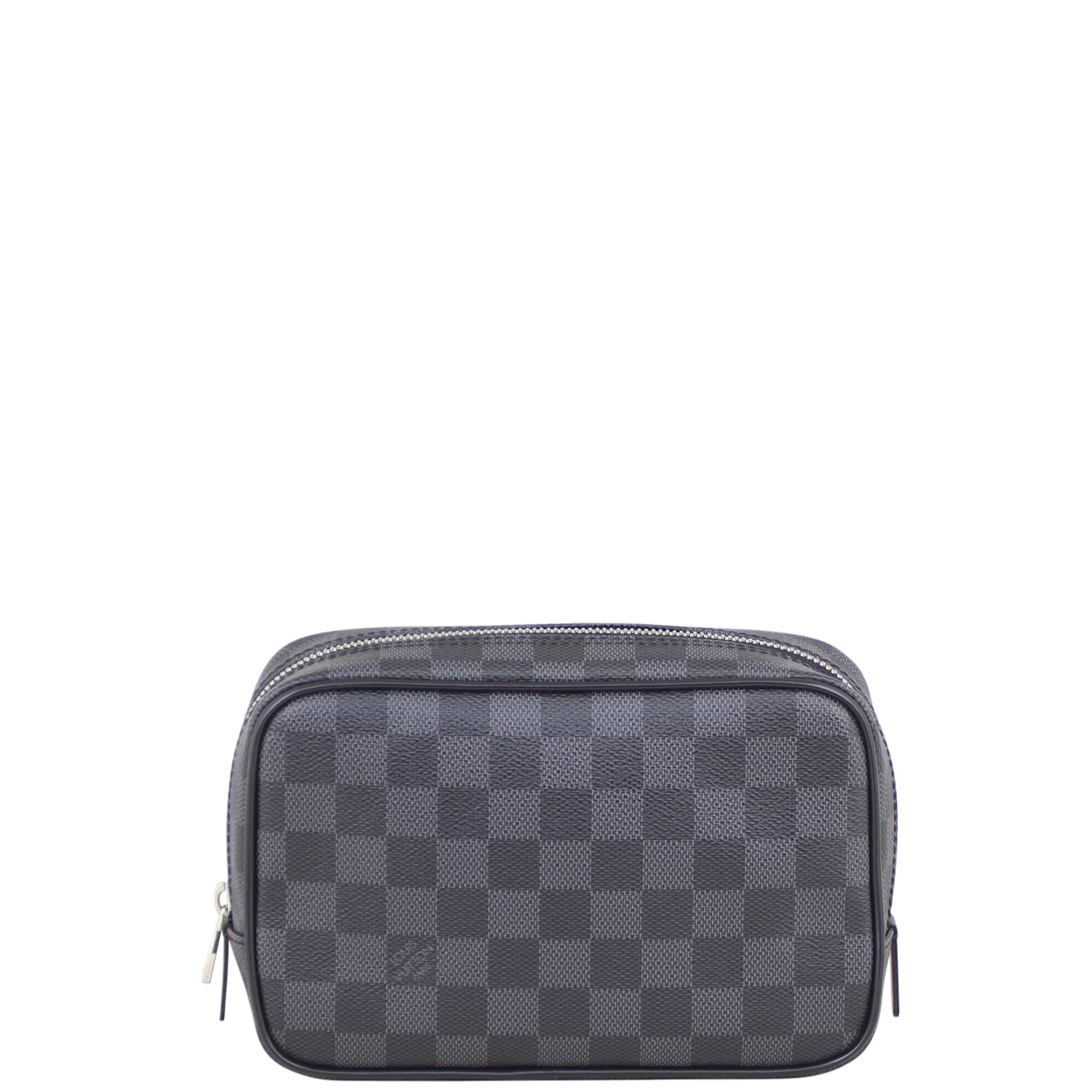 Louis Vuitton Toilet Pouch PM Damier Graphite Front