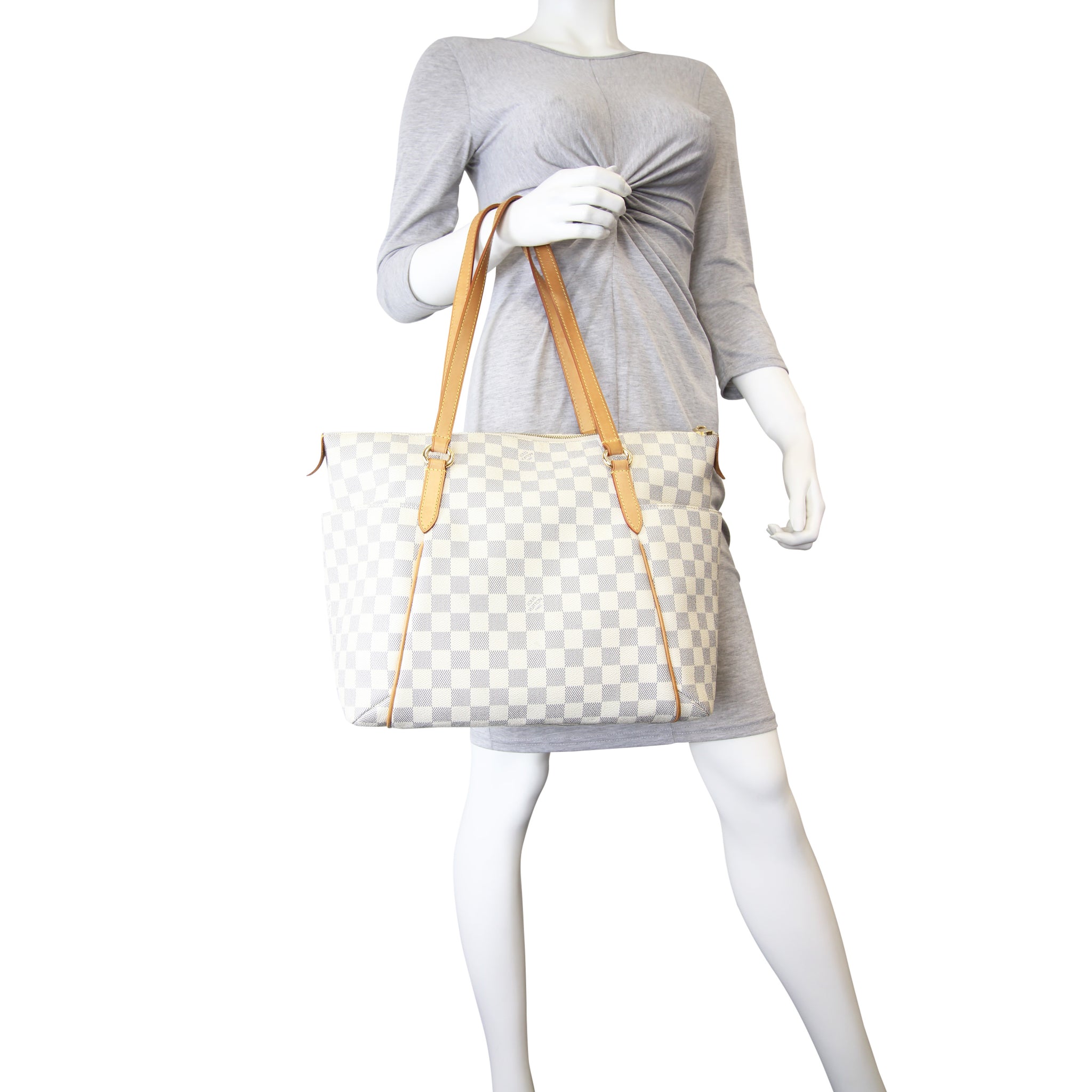 Louis Vuitton Totally MM Damier Azur Mannequin