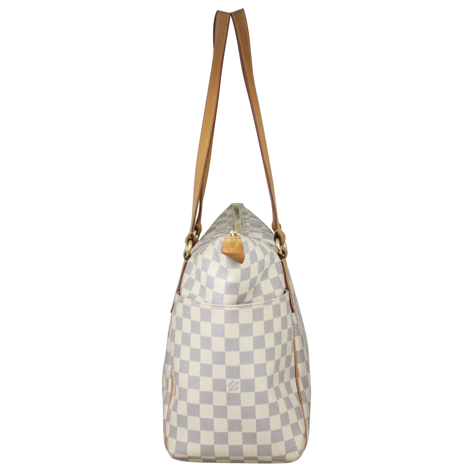 Louis Vuitton Totally MM Damier Azur Side