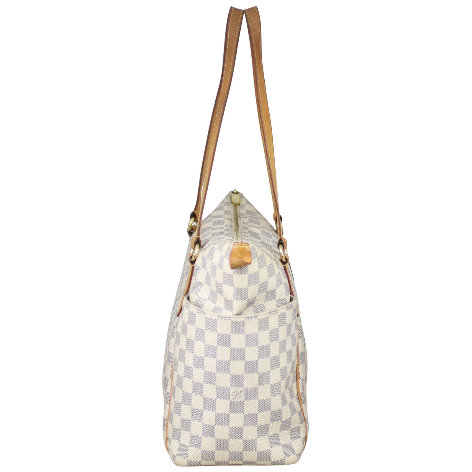 Louis Vuitton Totally MM Damier Azur Side
