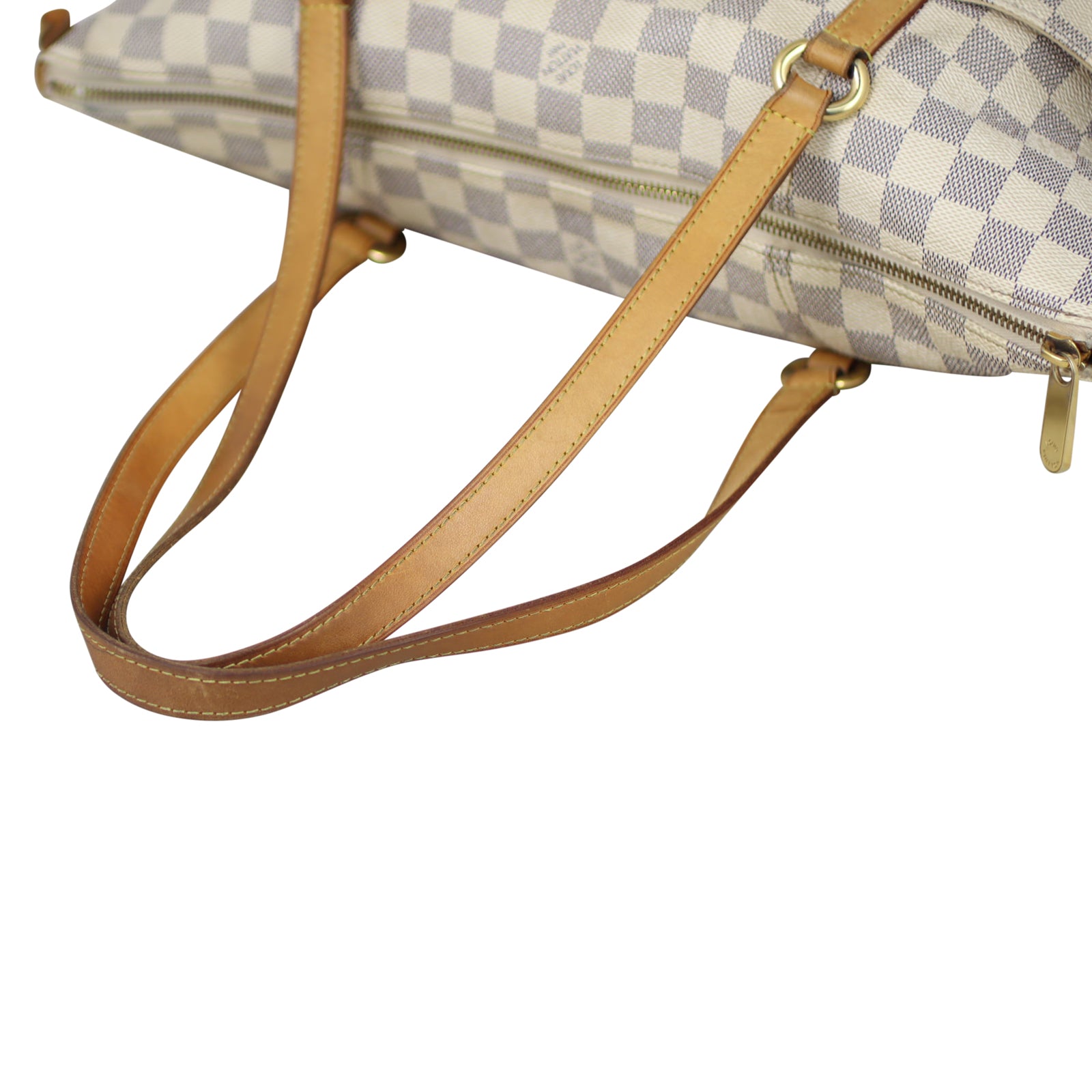 Louis Vuitton Totally MM Damier Azur Corner