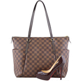 Louis Vuitton Totally MM Damier Ebene Scale
