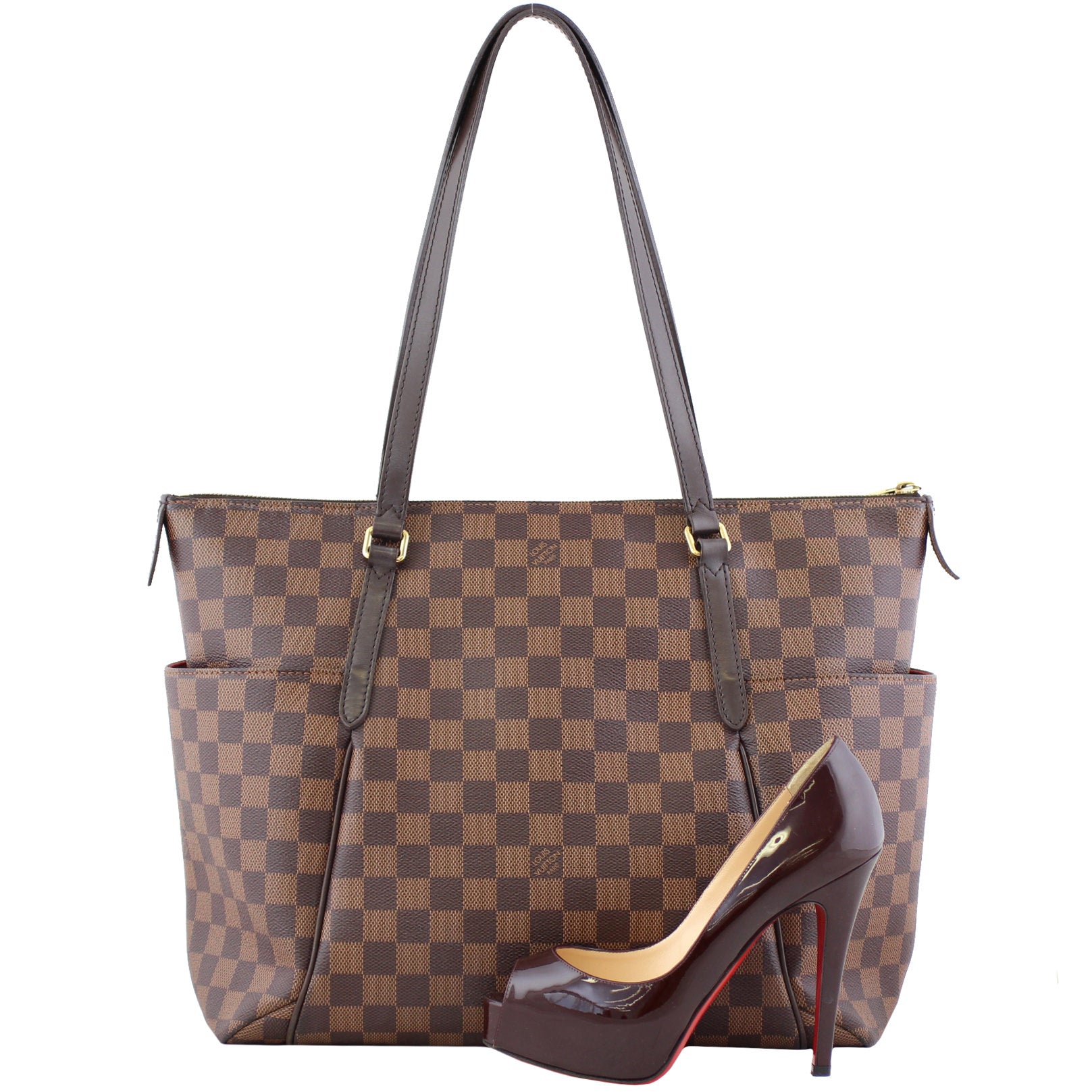Louis Vuitton Totally MM Damier Ebene Scale