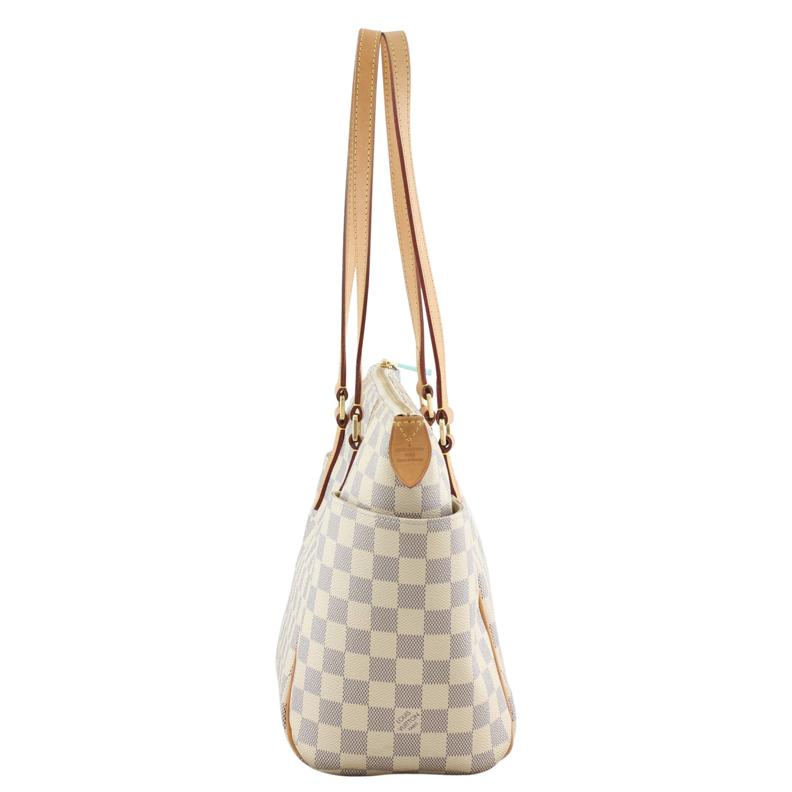 Louis Vuitton Totally PM Damier Azur side
