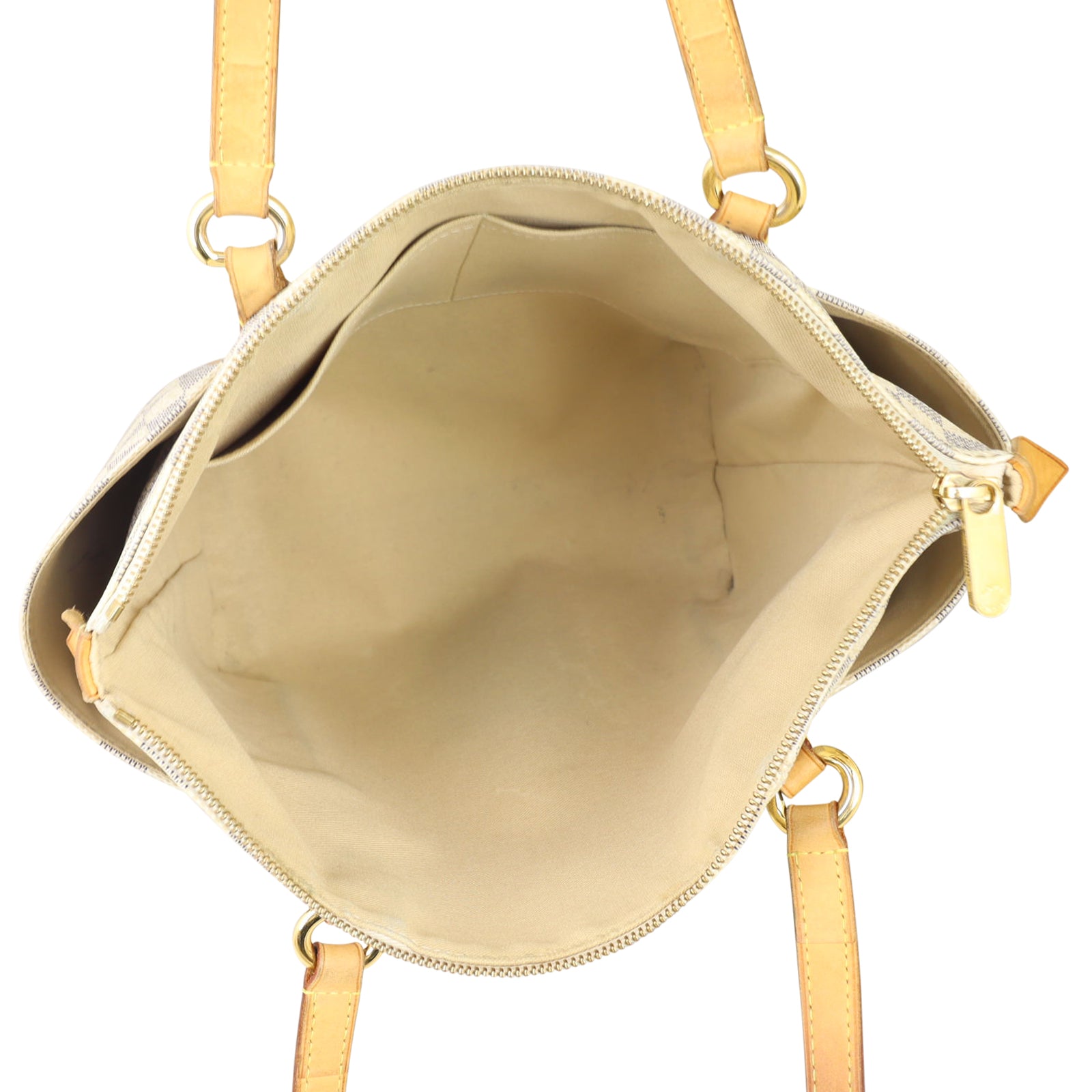 Louis Vuitton Totally PM Damier Azur Whole interior