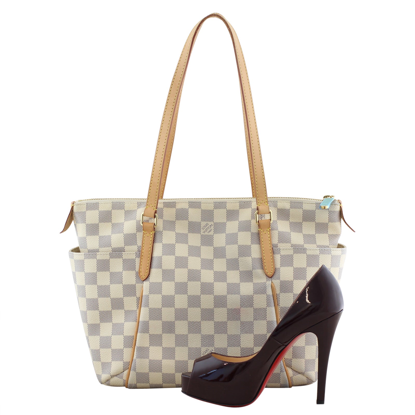 Louis Vuitton Totally PM Damier Azur shoe
