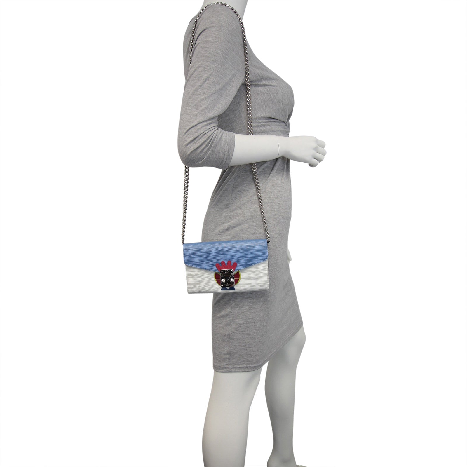 Louis Vuitton Tribal Mask Chain Wallet Bag mannequin