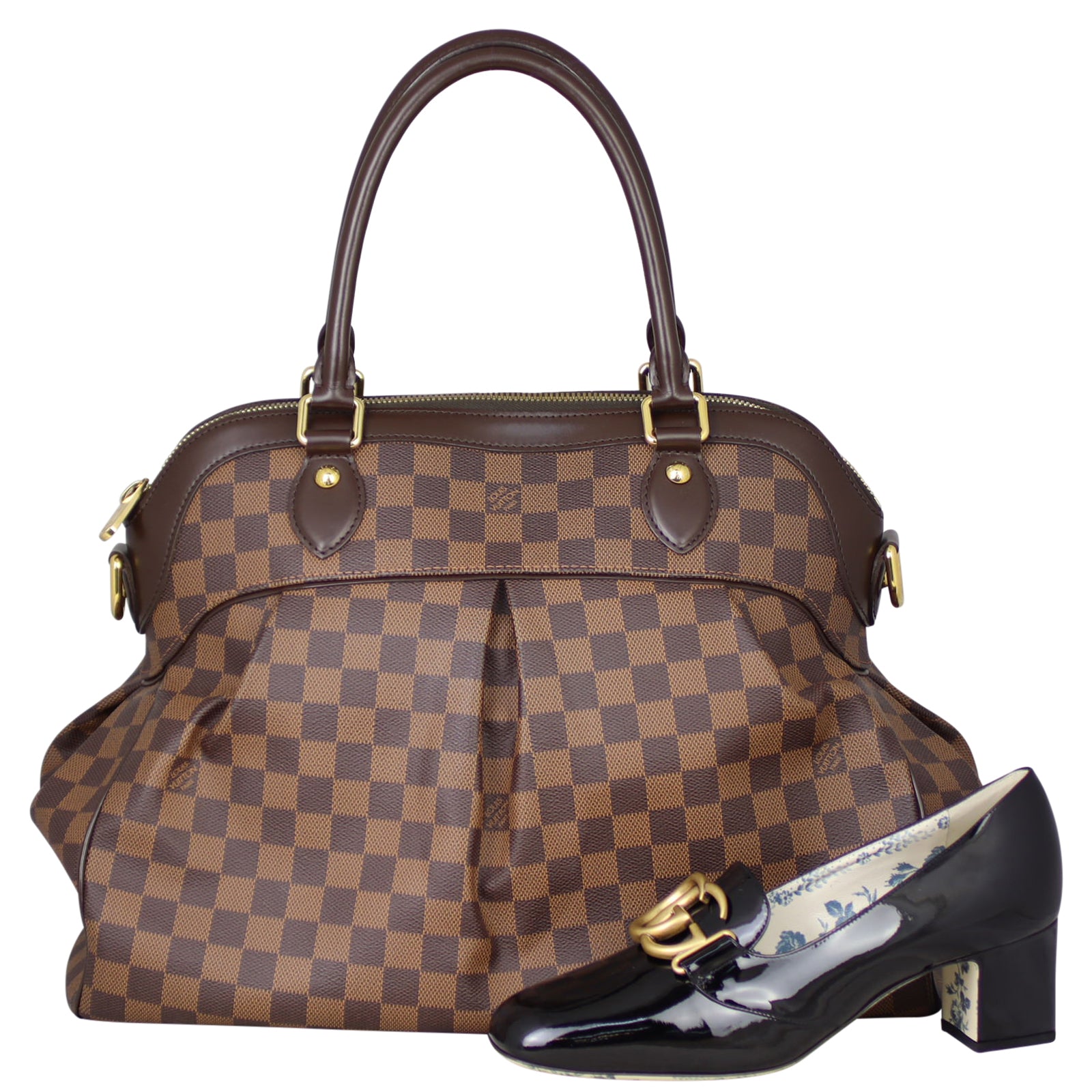 Louis Vuitton Trevi GM Damier Ebene Shoe