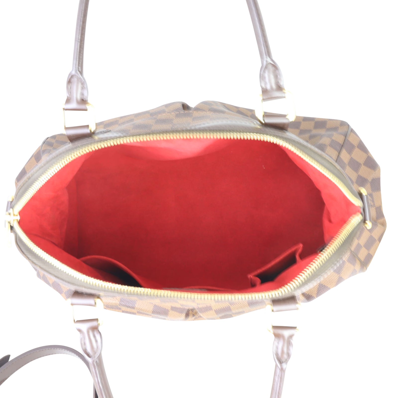 Louis Vuitton Trevi GM Damier Ebene Whole interior