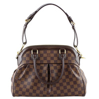 Louis Vuitton Damier Ebene Trevi PM Front with Strap