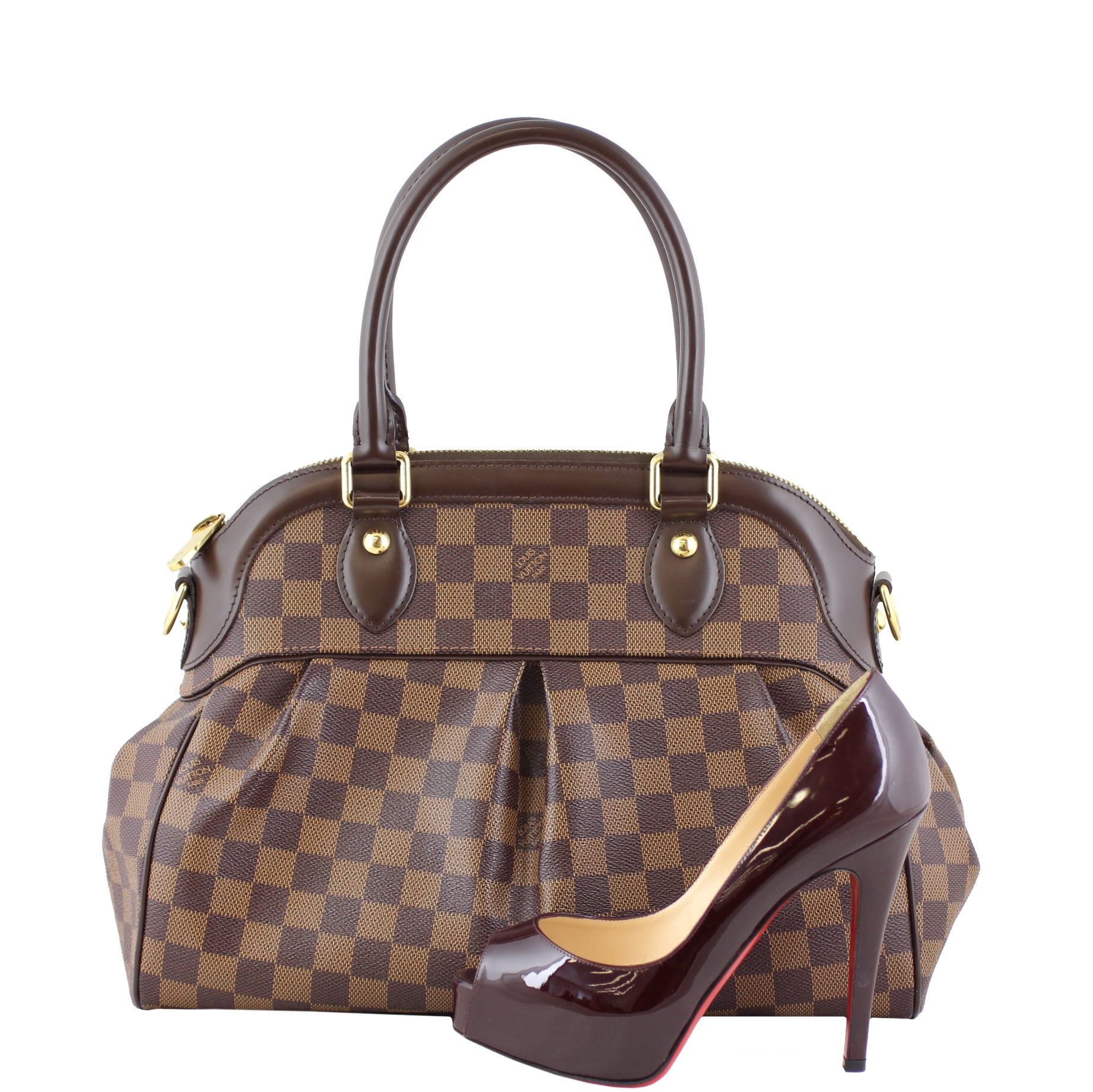 Louis Vuitton Trevi PM Damier Ebene Scale