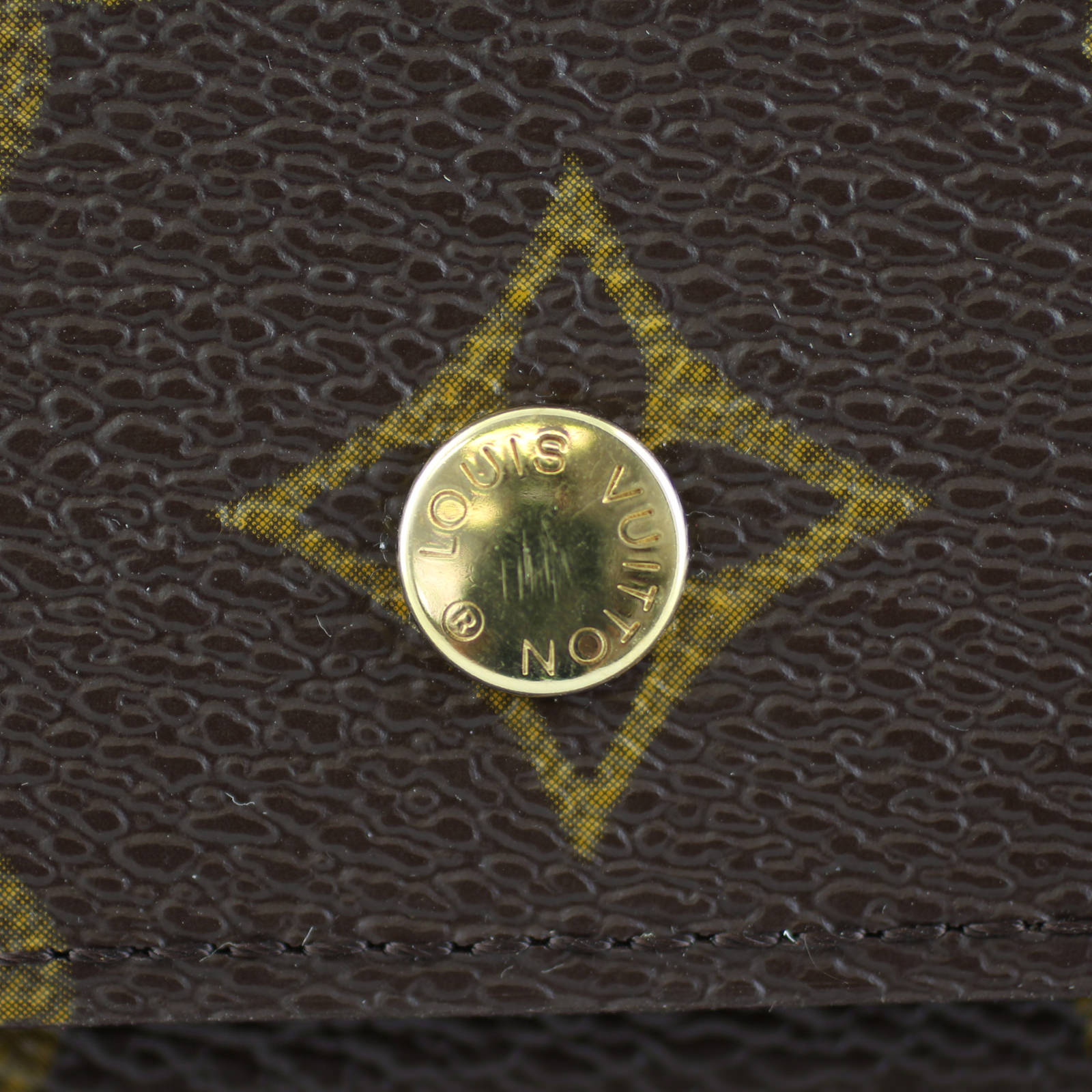 Louis Vuitton Porte Tresor International Wallet Monogram Button