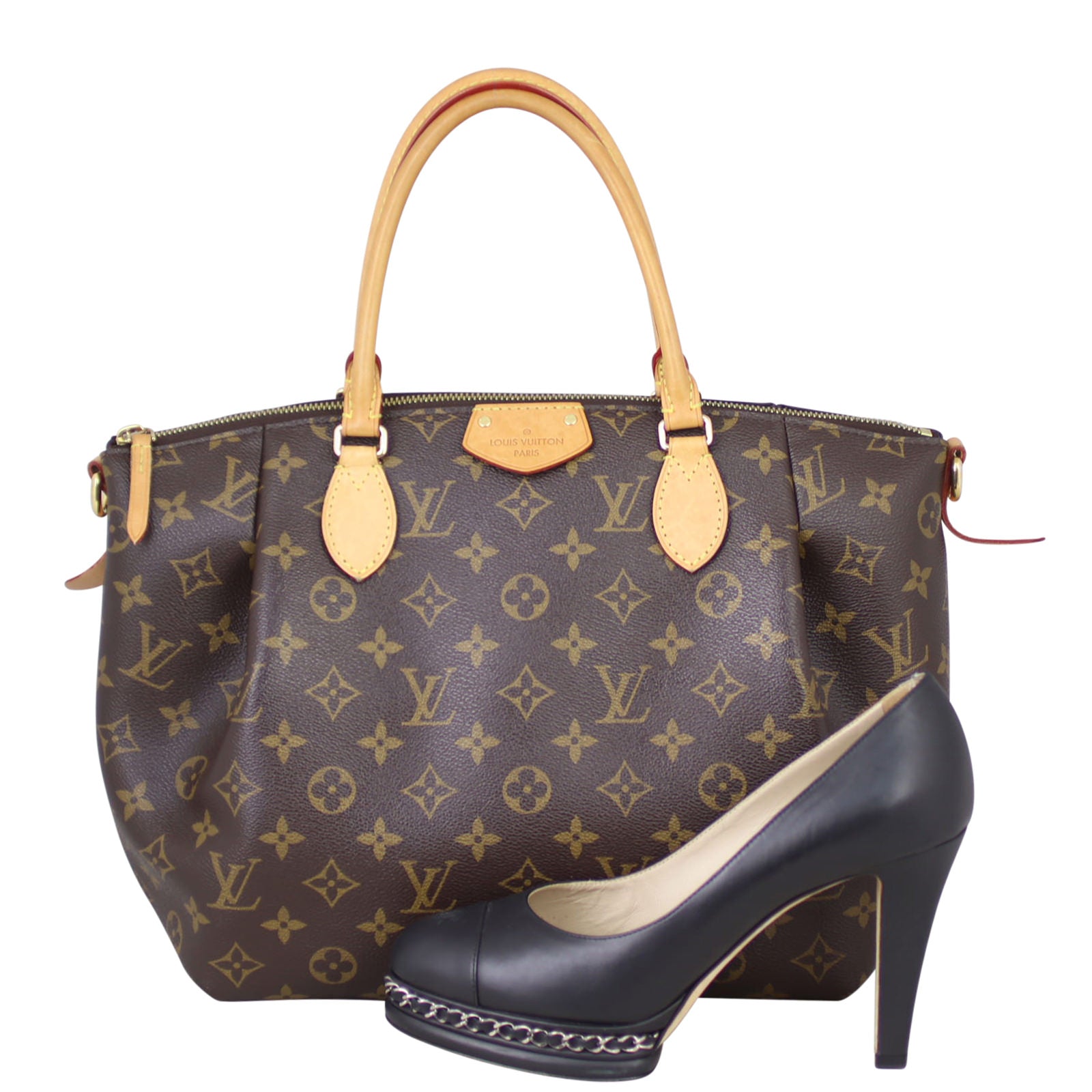 Louis Vuitton Turenne MM Monogram scale