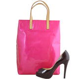 Louis Vuitton Reade MM Vernis Monogram Scale