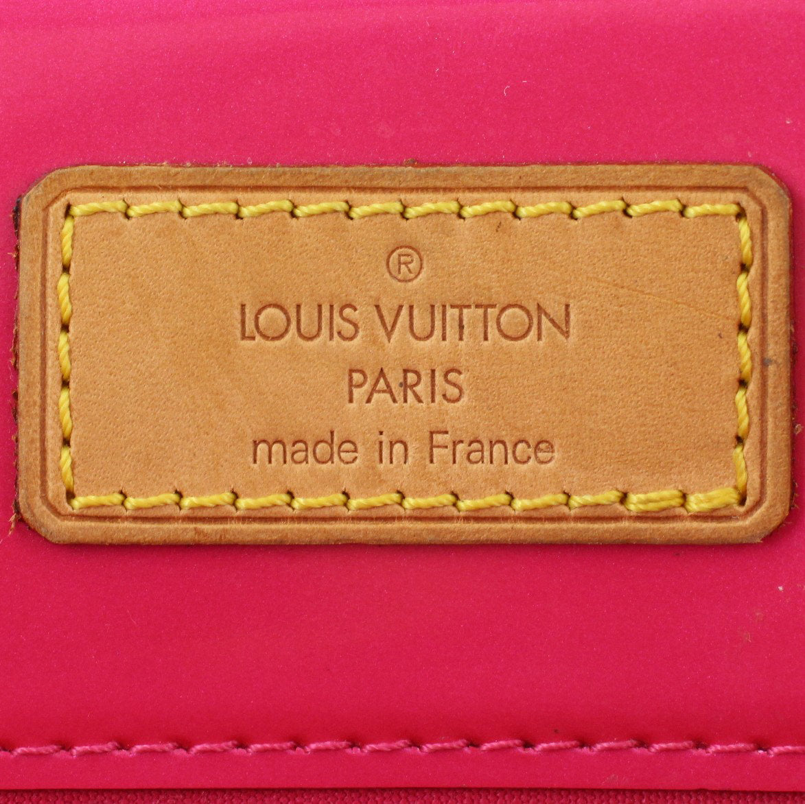 Louis Vuitton Reade MM Vernis Monogram Stamp