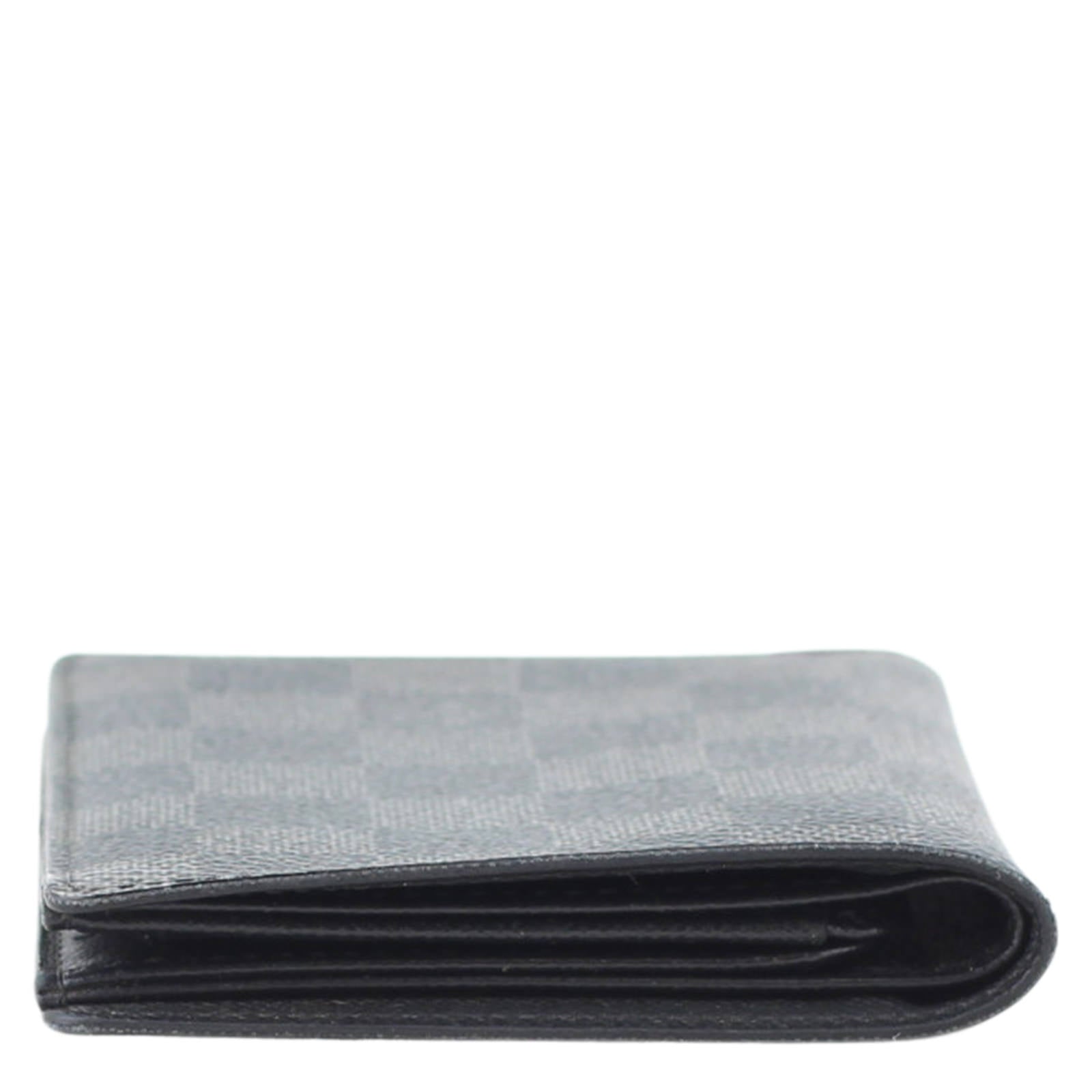 Louis Vuitton Graphite Wallet Flat Left