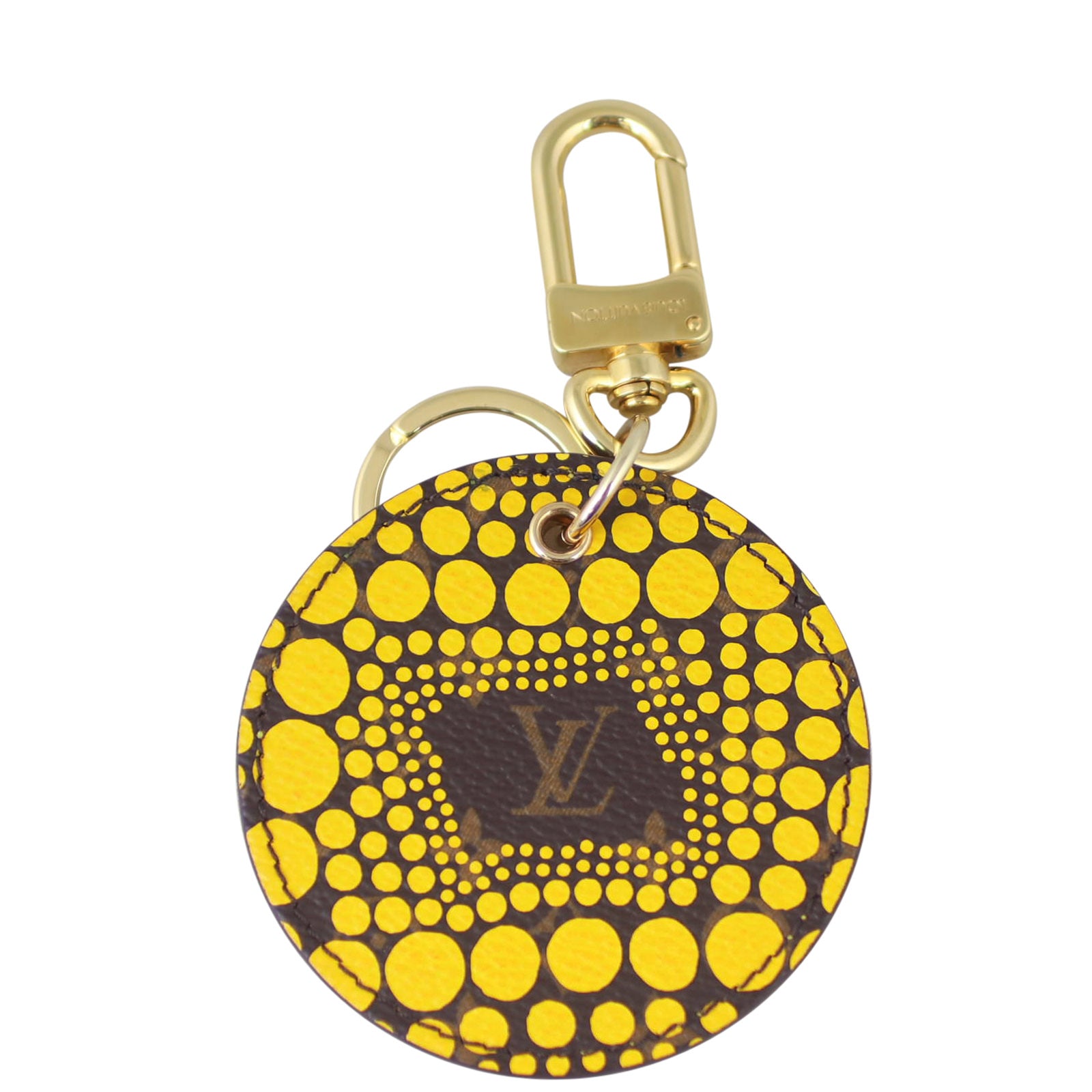 Louis Vuitton Yayoi Kusama Round Bag Charm Front