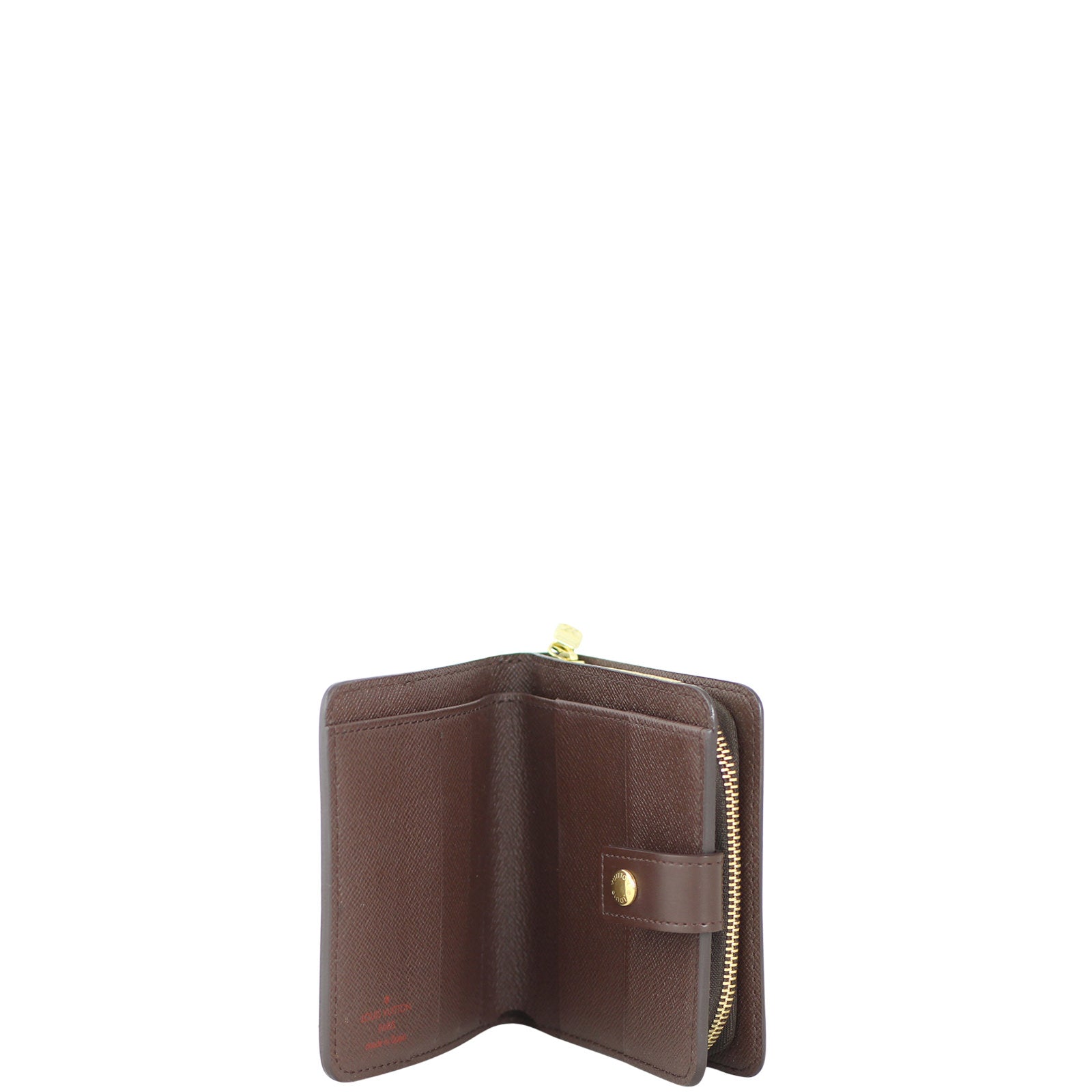 Louis Vuitton Zippe Bifold Compact Wallet Damier Ebene Interior