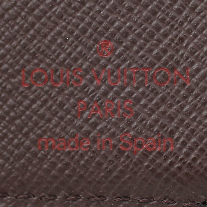 Louis Vuitton Zippe Bifold Compact Wallet Damier Ebene Stamp