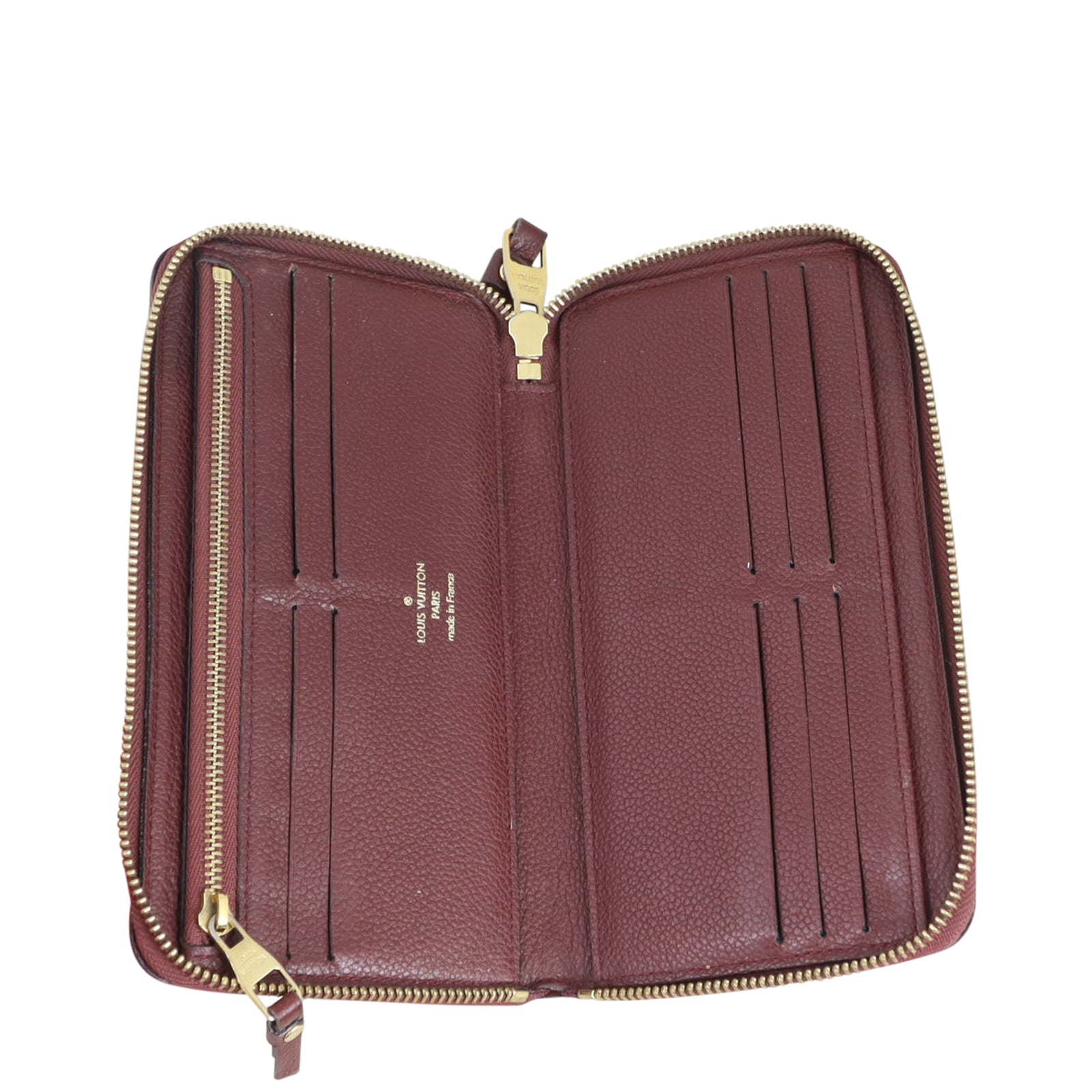 Louis Vuitton Zippy Organiser Wallet Monogram Empreinte Whole interior