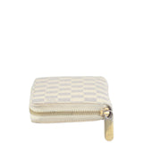 Louis Vuitton Zippy Wallet Damier Azur Left