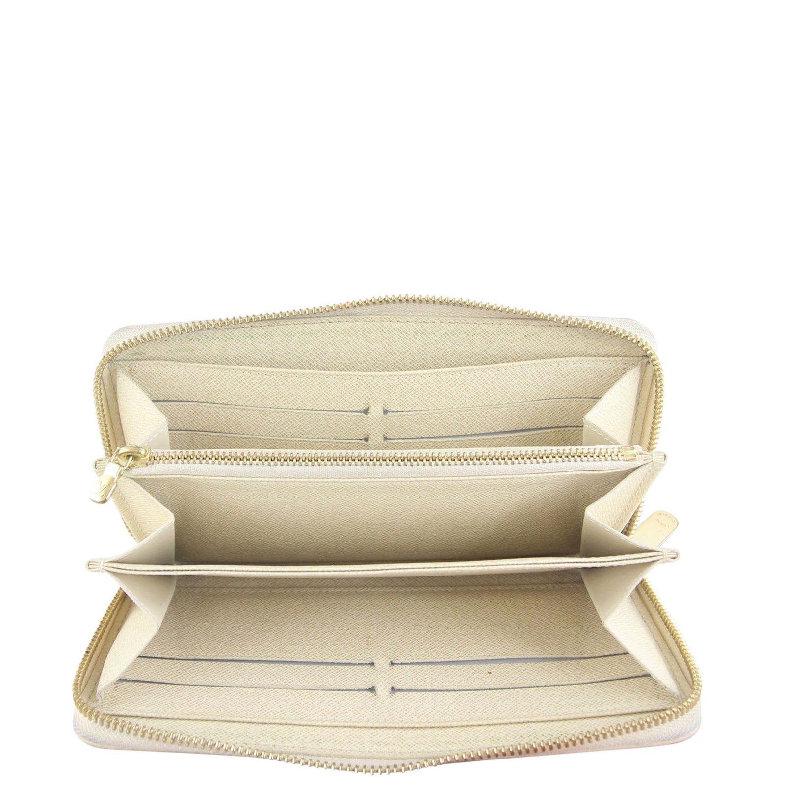 Louis Vuitton Zippy Wallet Damier Azur Interior