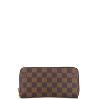 Louis Vuitton Zippy Wallet Damier Ebene Front