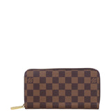 Louis Vuitton Zippy Wallet Damier Ebene Front