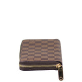Louis Vuitton Zippy Wallet Damier Ebene Side